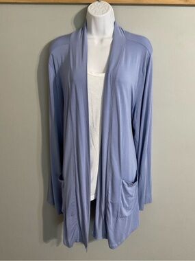 Straight 8 Open-Front Women's Cardigan with Tie & Pockets - Medium